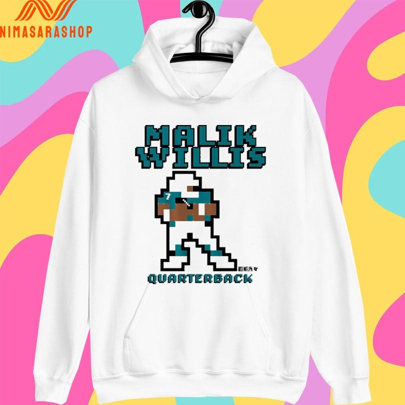 Miami Dolphins Malik Willis Quarterback Retro Baller Miami Shirts