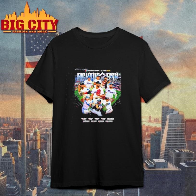 Miami Marlins World Baseball Classic 2026 Fightin’ fish Shirt