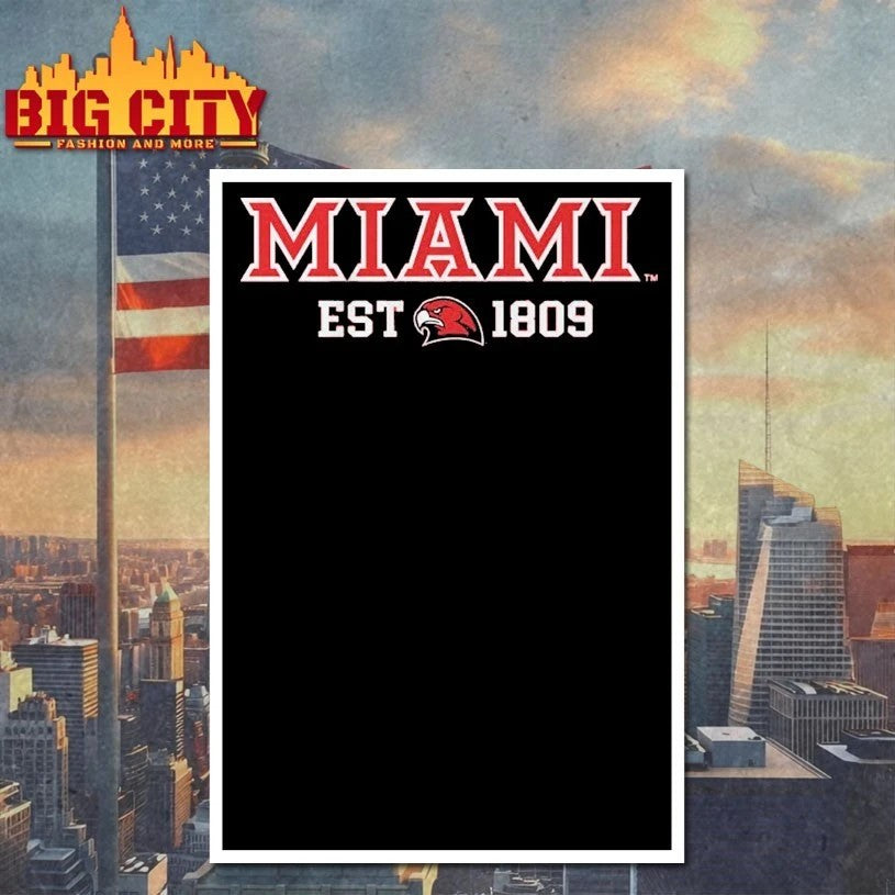 Miami OH RedHawks Established 1809 T-shirt
