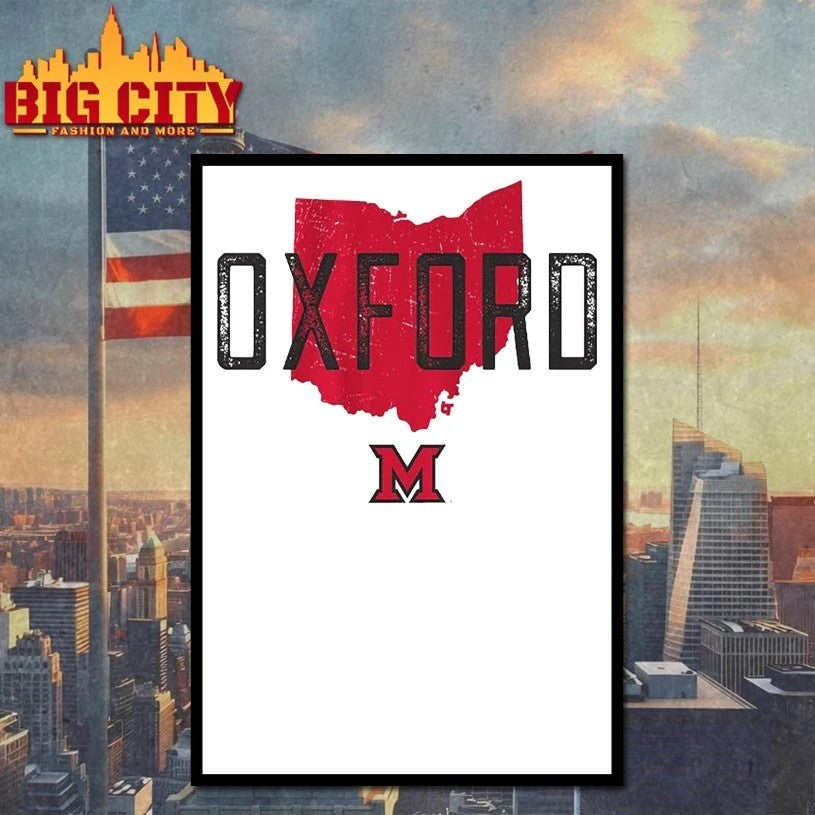 Miami OH RedHawks Oxford Hometown T-shirt