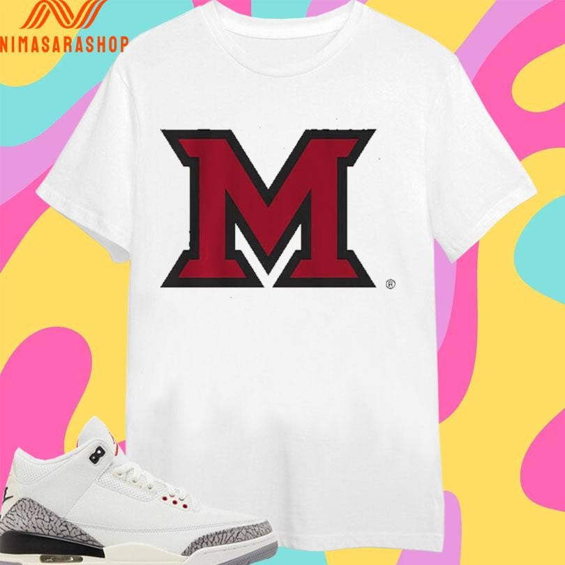 Miami Oh Redhawks Basketball Primary Logo Shirts