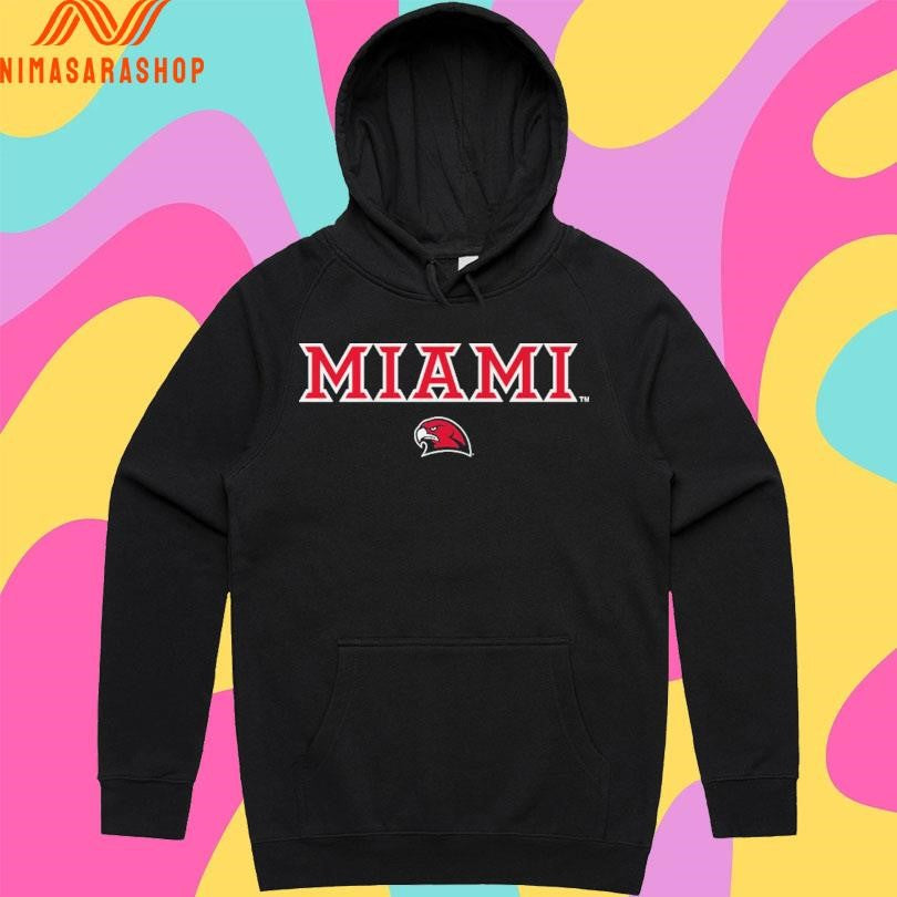 Miami Oh Redhawks Basketball Wordmark Shirts
