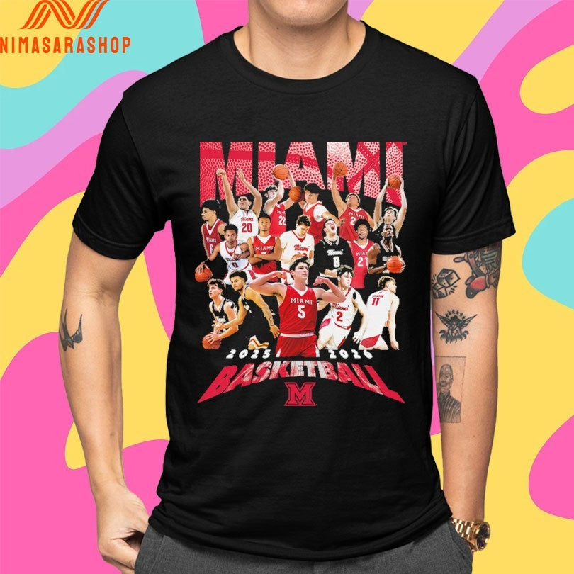 Miami Ohio Redhawks Men’s Basketball 2025-2026 Shirts