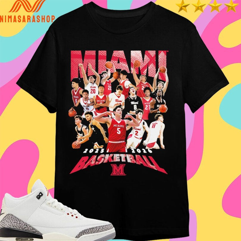 Miami Ohio Redhawks Men’s Basketball 2025-2026 Shirts