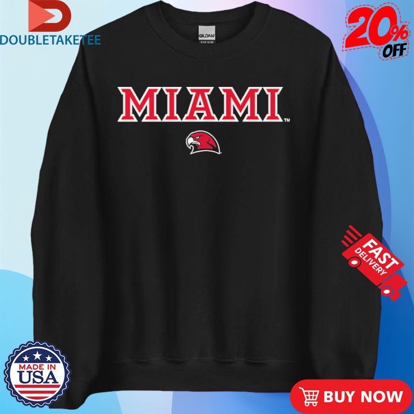 Miami RedHawks Logo T-Shirtss