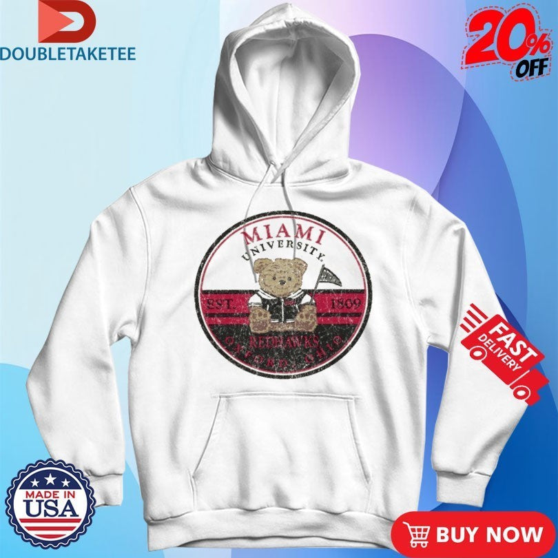 Miami RedHawks University Est 1809 Bear Shirts