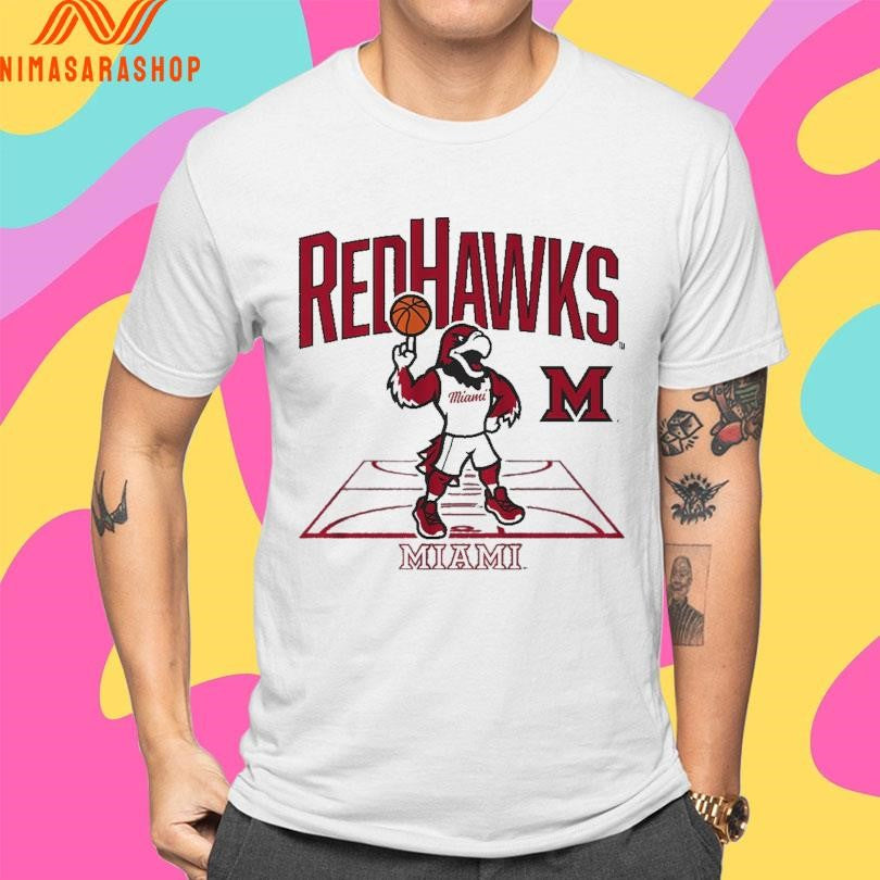 Miami RedHawks men’s OH basketball Mascot Court Shirts