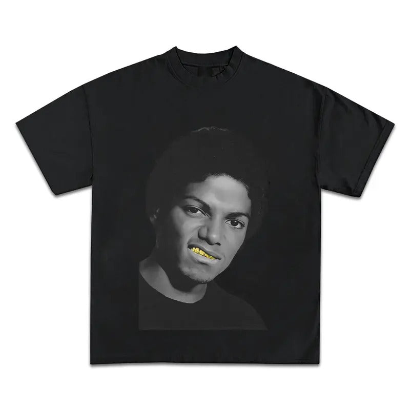 Michael Jackson "Gold Grill" Graphic Tee Shirt Hoodie, Sweatshirt | UrbanDripWear.com