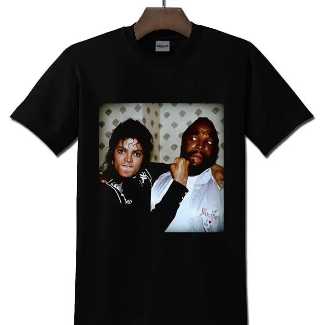 Michael Jackson &amp Shirt, Bosco Albert Black Cotton Menswear Tshirt Hoodie, Sweatshirt | UrbanDripWear.com