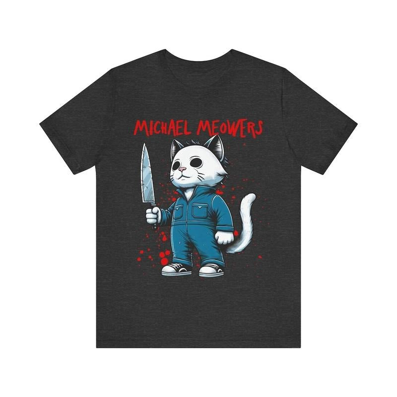 Michael Meowser Horror Movie Shirts, Halloween Scary Horror Slasher Movie Franchise Unisex Shirt Hoodie, Sweatshirt