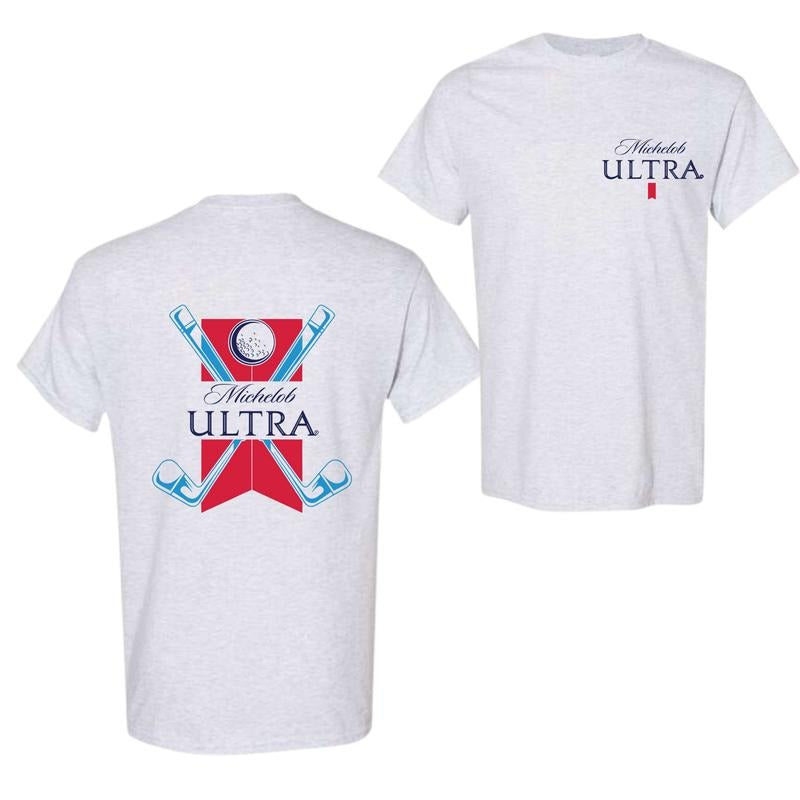 Michelob Ultra Golf Club Tee 2 Side 2 Side Tshirt - Full Color - Casual Shirts Hoodie, Sweatshirt | UrbanDripWear.com