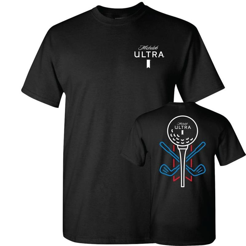 Michelob Ultra Golf T-shirt, 2 Side T-Shirt, Unisex Clothing Choices, Choose Your Fashion, For Men, For Women...
