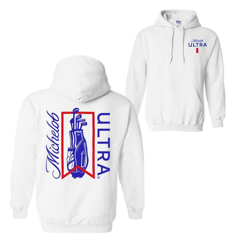 Michelob Ultra Golfing 2 Sided T-Shirt Sweatshirt Hoodie, For Men And Women | UrbanDripWear.com