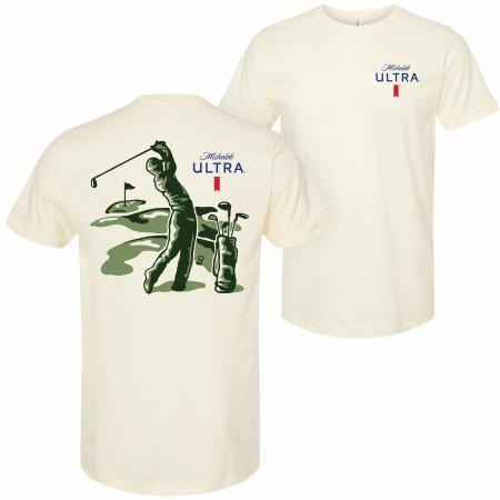 Michelob Ultra Golfing Hole In One Front and Back Print T-Shirt Hoodie, Sweatshirt | UrbanDripWear.com