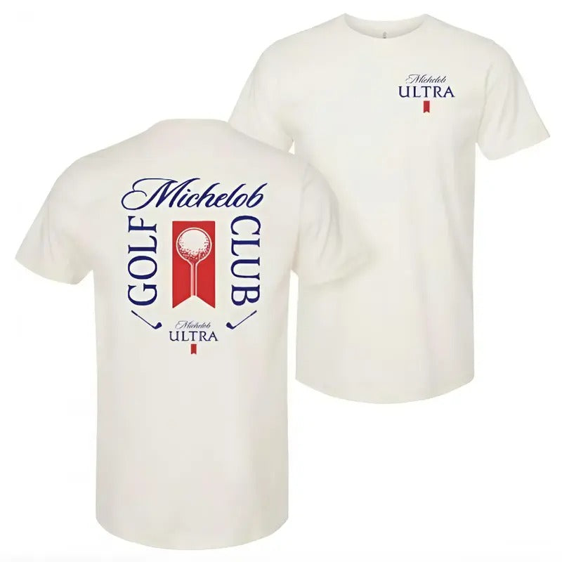 Michelob Ultra Golfing T-Shirt, 2 Side T-Shirt For Men , Every Size Available Menswear Top Hoodie, Sweatshirt