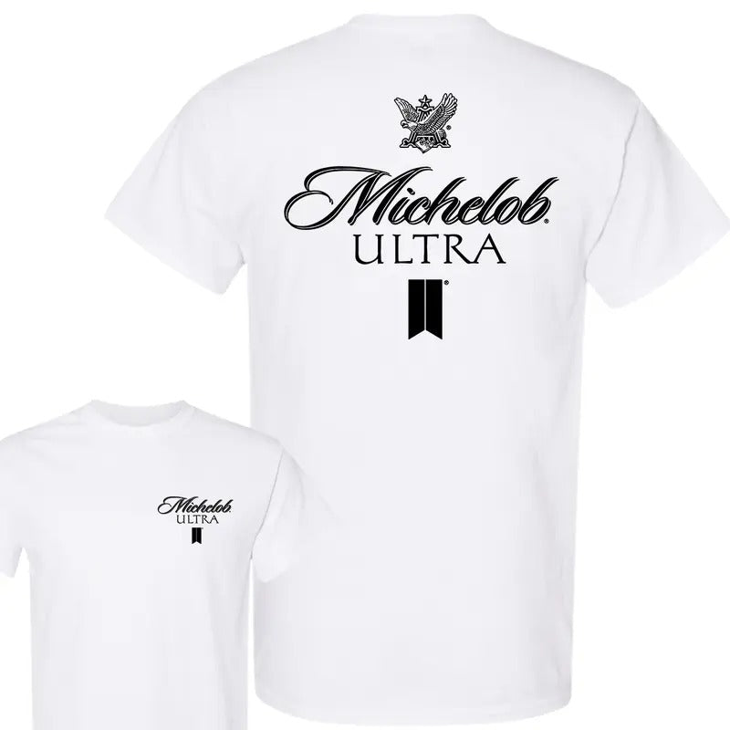 Michelob Ultra Logo T-shirt, 2 Sides T-Shirt, Full Color, S To 3XL Sizes, For Men, For Women Hoodie, Sweatshirt