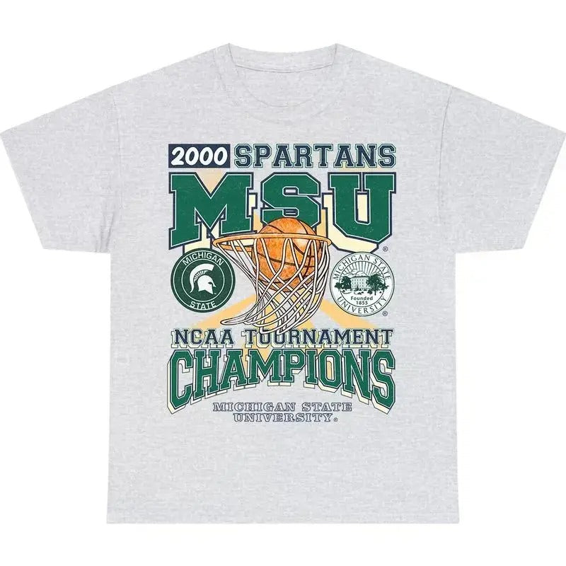 Michigan State University, T-Shirt MSU Spartans Tournamen T-shirt, Unisex T-shirt, For Men, For woman Hoodie, Sweatshirt