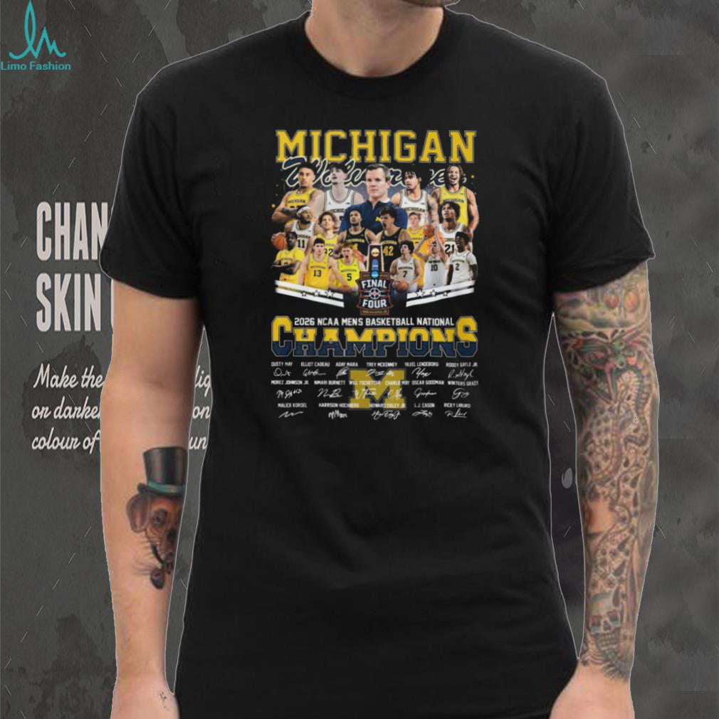 Michigan Wolverines 2026 NCAA Men’s Basketball National Champions T Shirt