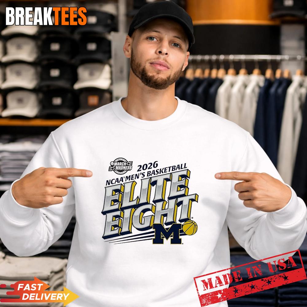 Michigan Wolverines Elite Eight NCAA men’s basketball 2026 Shirt