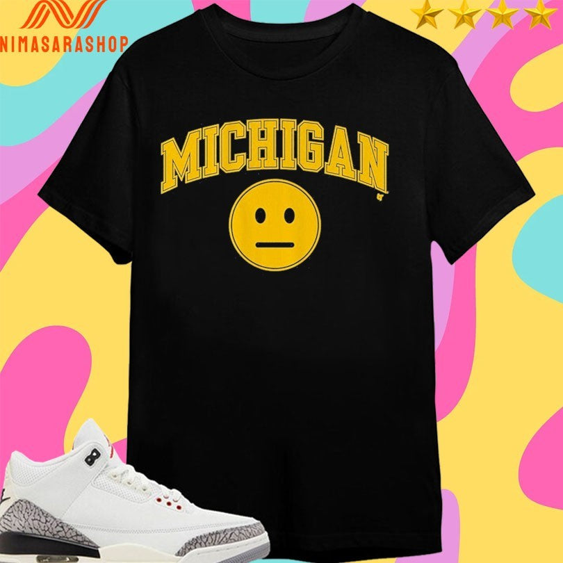 Michigan Wolverines Men’s Basketball Blank Expression Shirts
