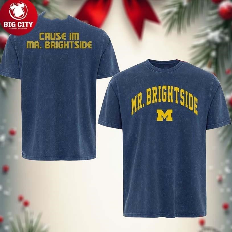 Michigan Wolverines Mr Brightside Angus Two Sided Shirt