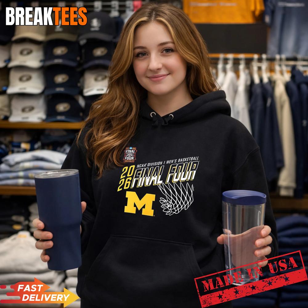 Michigan Wolverines basketball MBB Final Four 2026 T-Shirt