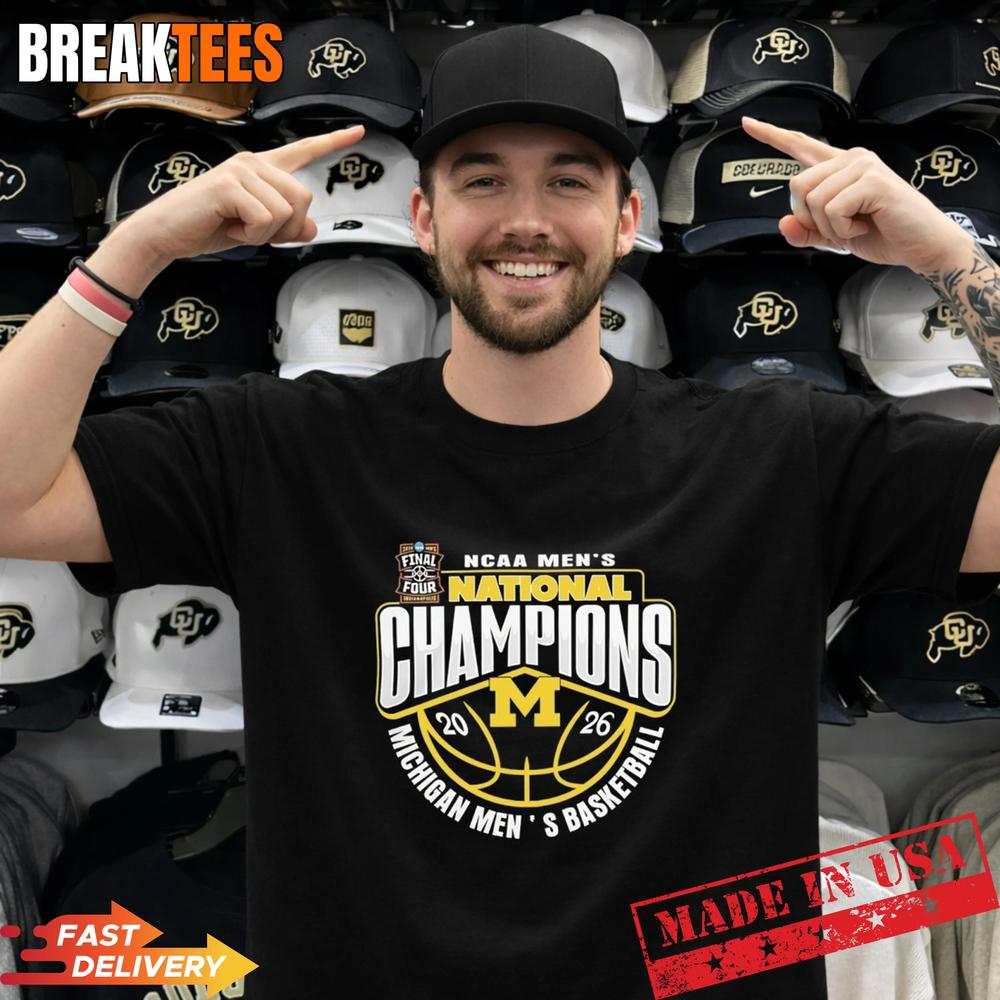 Michigan Wolverines won the 2026 Men’s Basketball National Champions T-Shirt