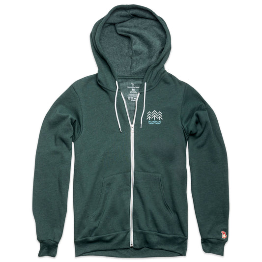 MICHIGAN TREETOPS ALL SEASON ZIP-UP HOODIE (UNISEX)