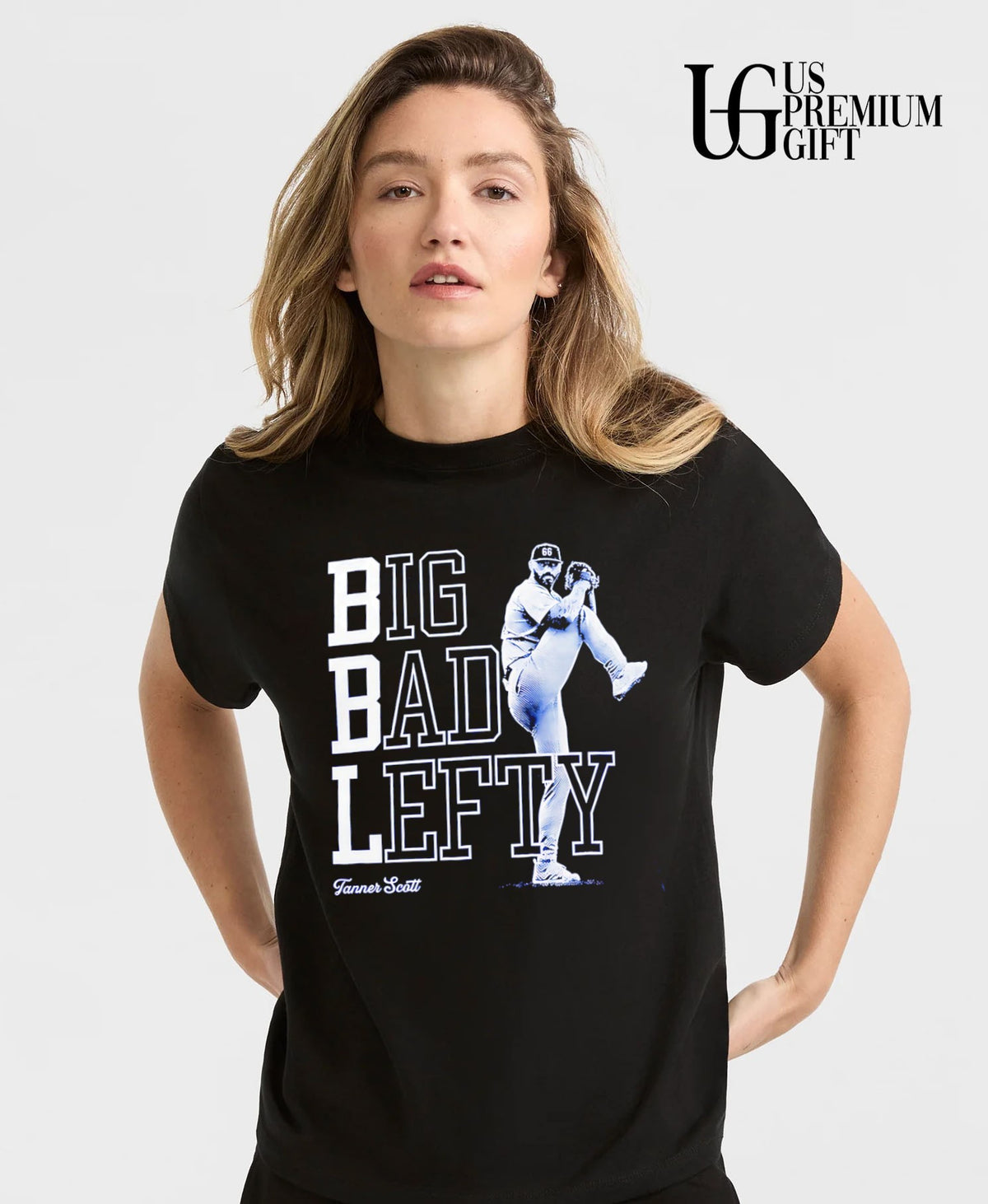 Miguel Rojas Big Bad Lefty Tanner Scott Los Angeles Dodgers baseball shirt