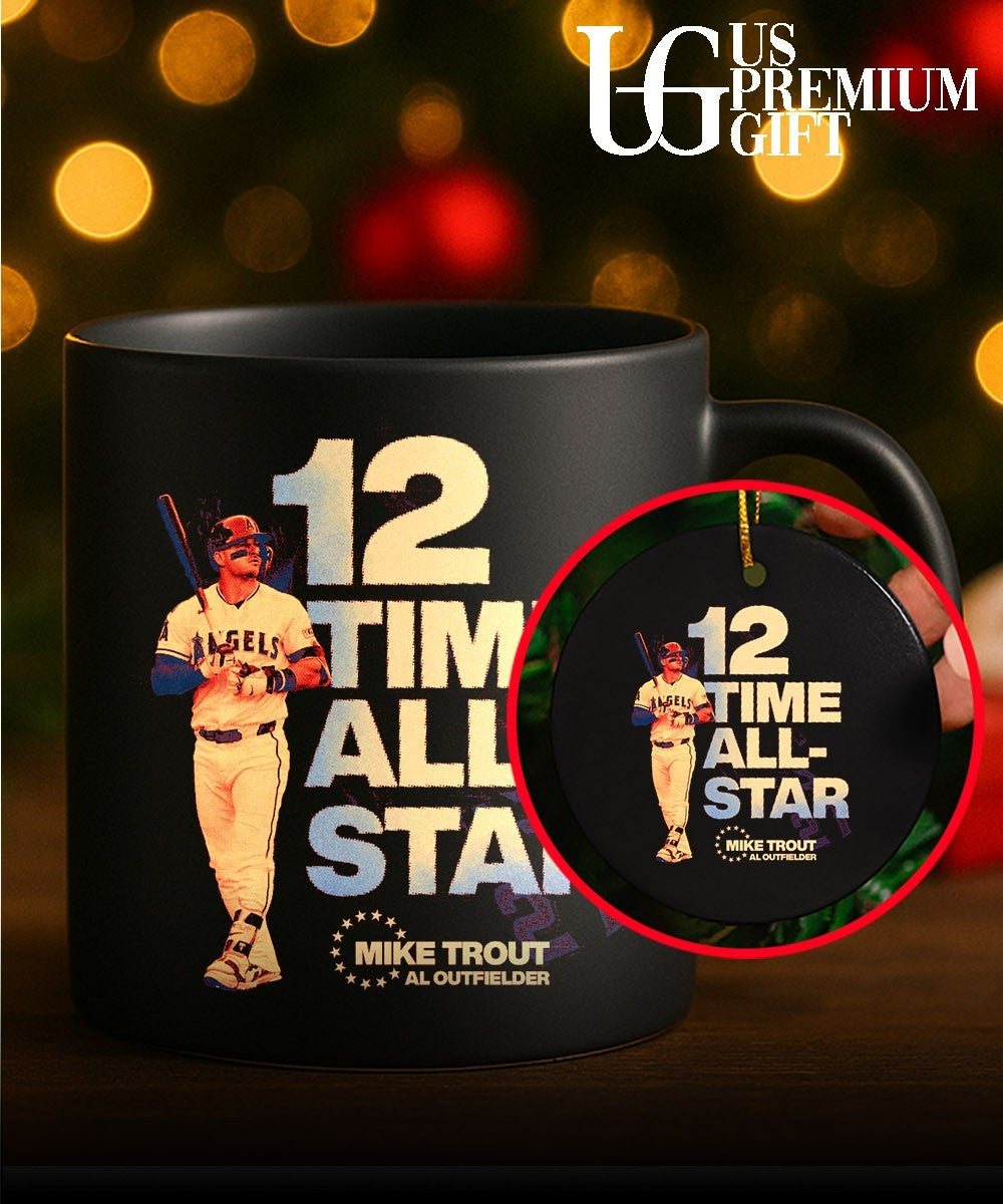 Mike Trout Al Outfielder 12 Time All- Star Los Angeles Angels baseball shirt