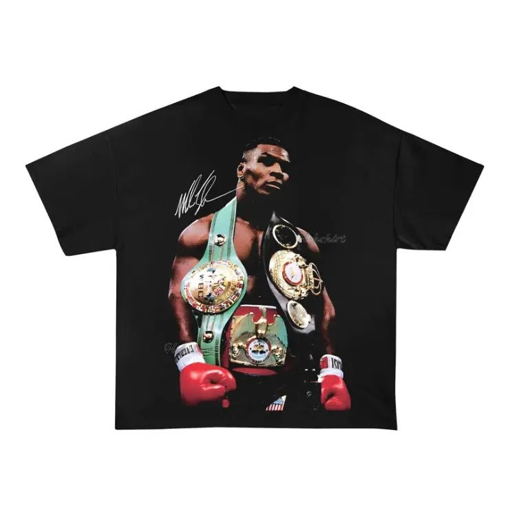 Mike Tyson, Boxing Sport Legend Vintage Graphic Tee, Hoodie, Sweatshirt S-3XL, Mens & Womens Streetwear Tops & Underwear...