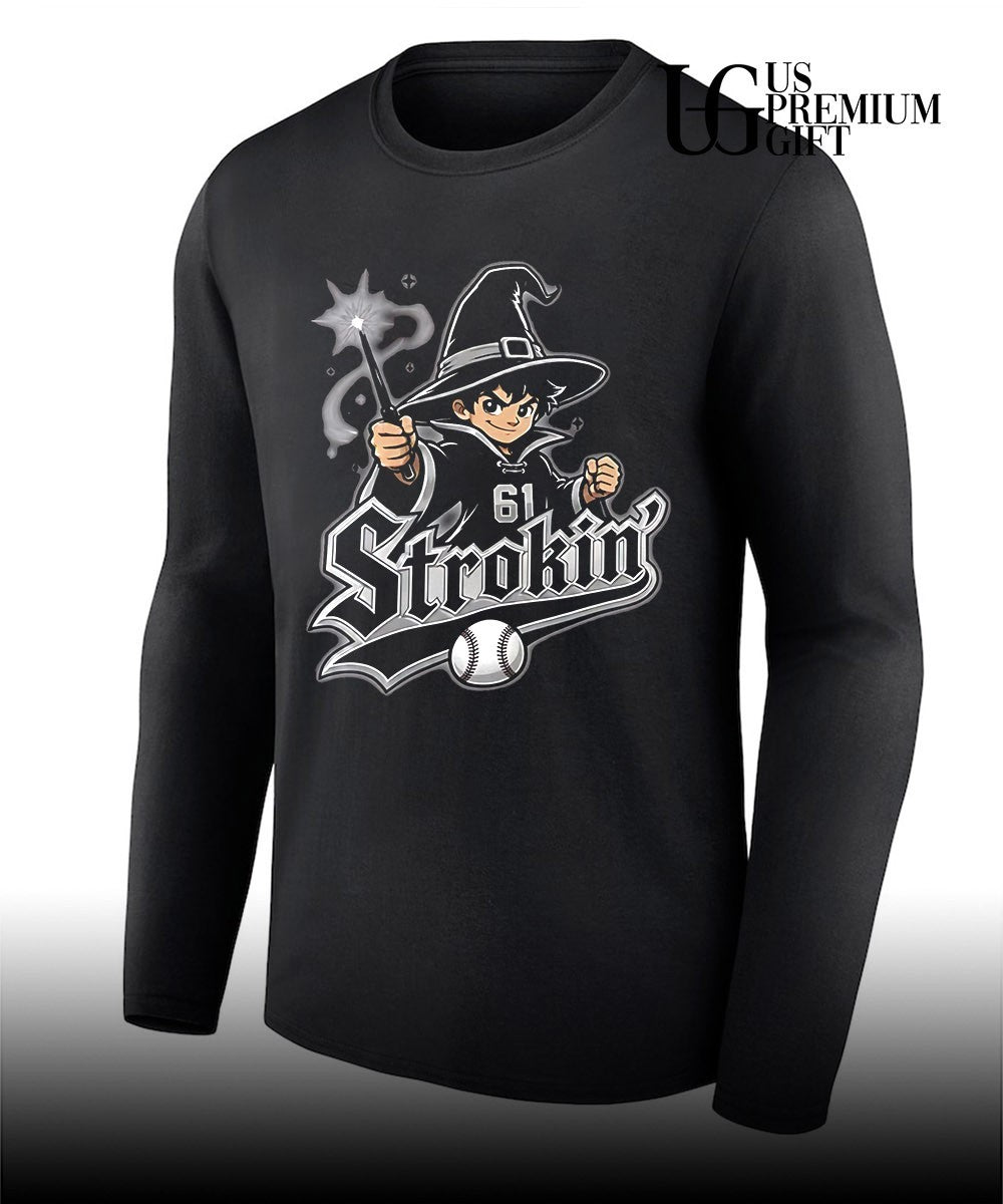 Mike Vasil the Wizard Strokin Chicago White Sox baseball shirt