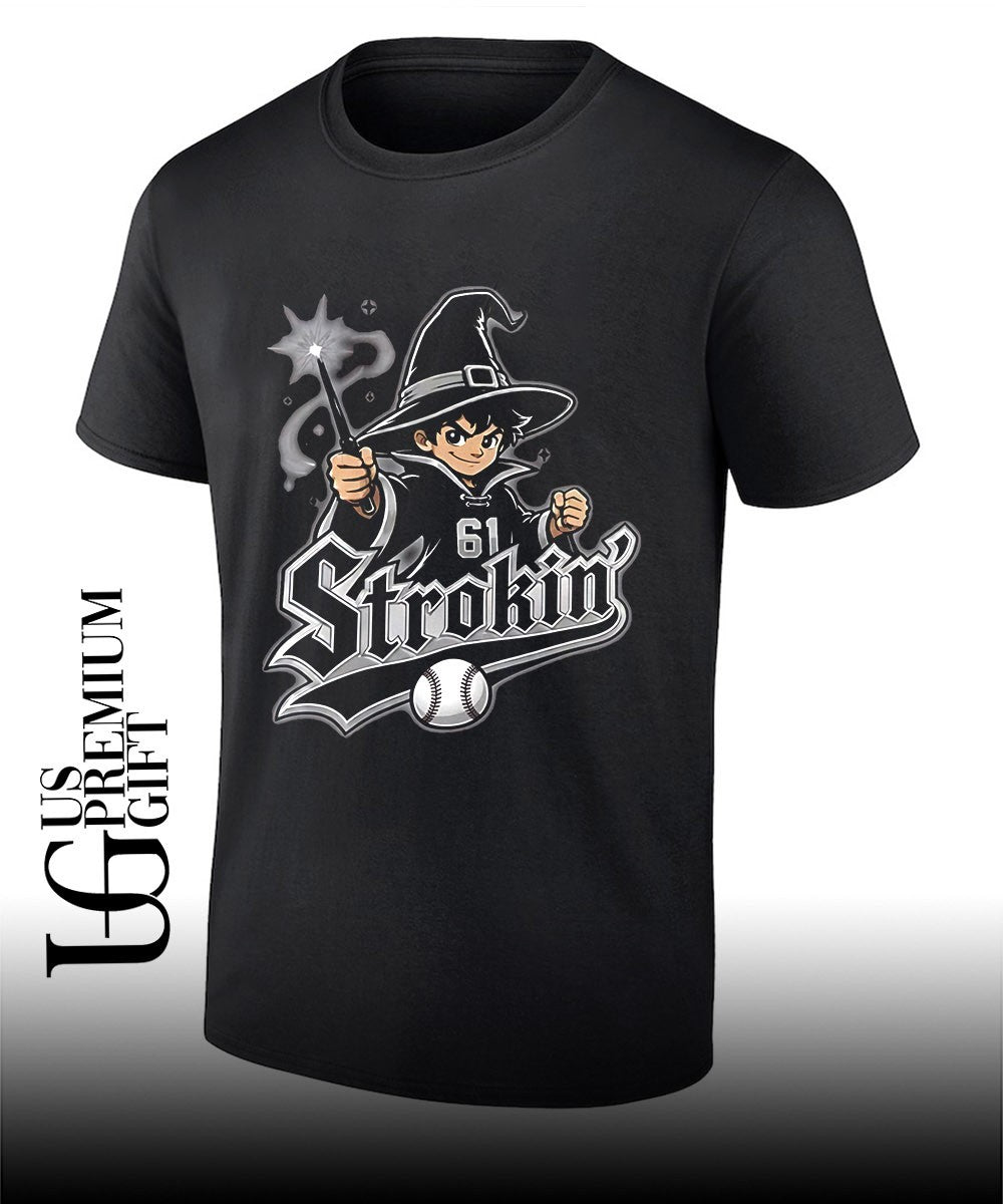 Mike Vasil the Wizard Strokin Chicago White Sox baseball shirt