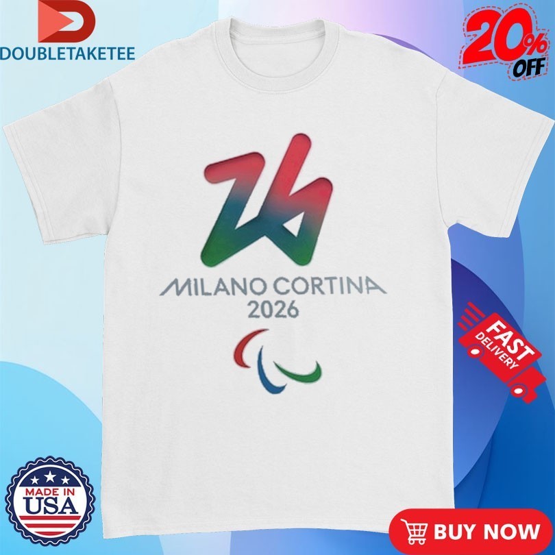 Milano Cortina 2026 Paralympics Logo Shirts