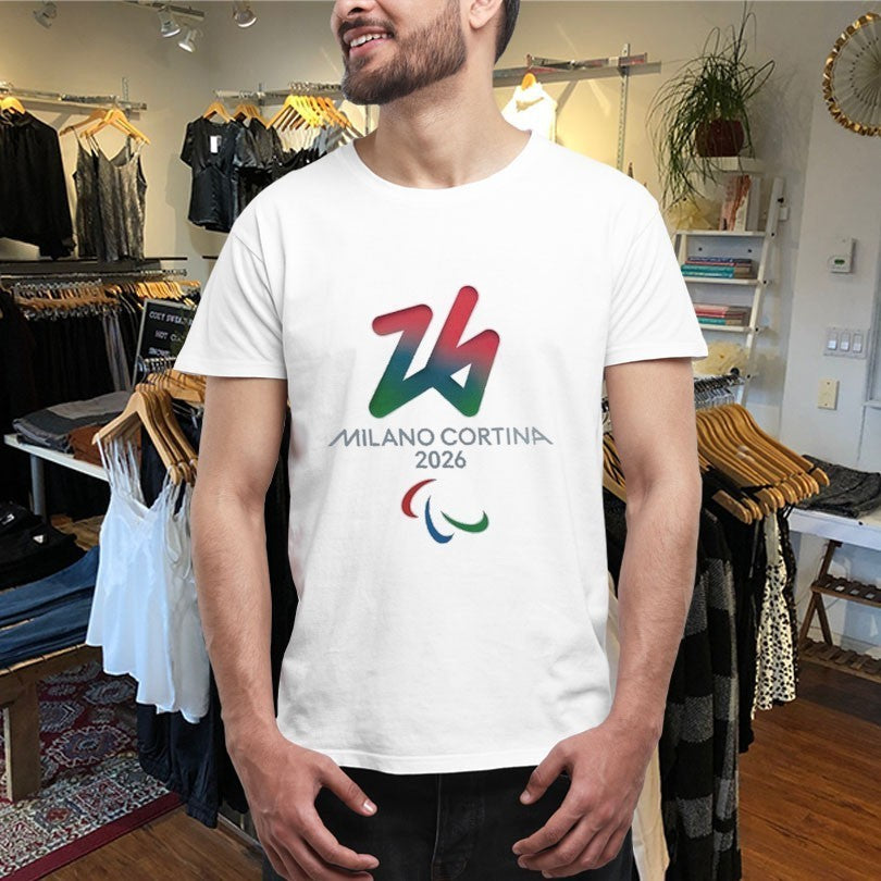Milano Cortina 2026 Paralympics Logo Shirts