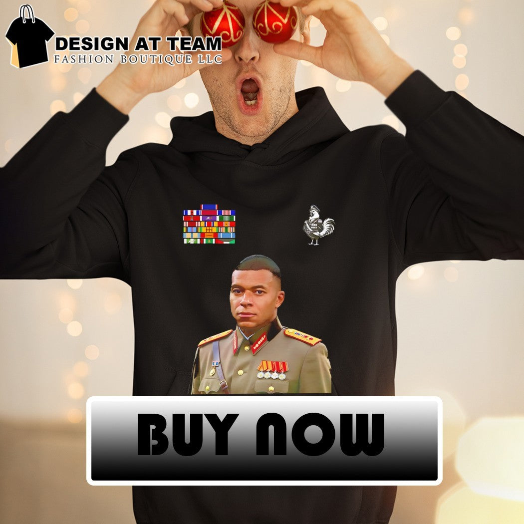 Military Portrait The Dictator 10 Back Number Mbappe El Dictator shirt