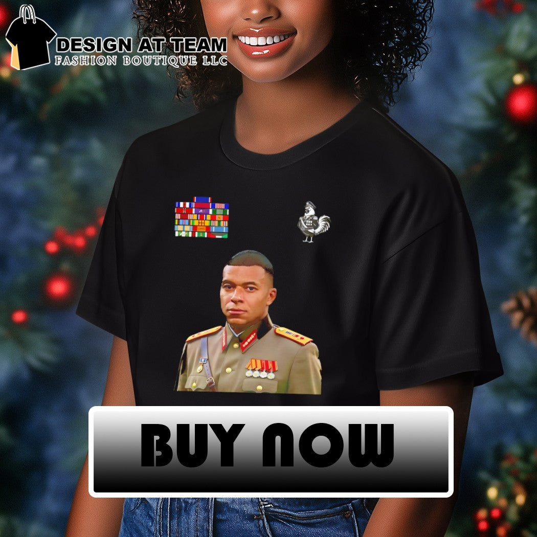 Military Portrait The Dictator 10 Back Number Mbappe El Dictator shirt