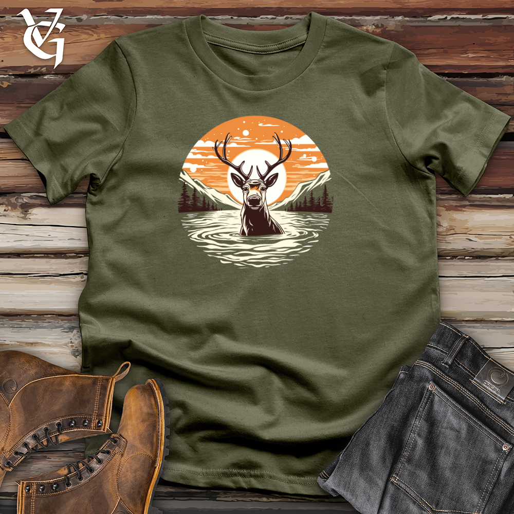 Vintage Arctic Reindeer Cotton Tee