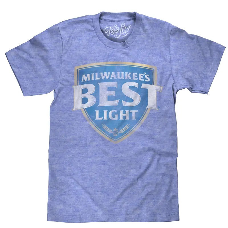 Milwaukee's Best Light Logo T-Shirt - Blue Hoodie, Sweatshirt | UrbanDripWear.com