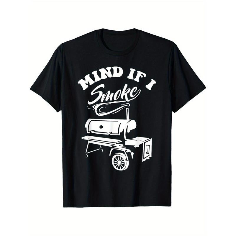 Mind if I Smoke - Funny BBQ Smoker & Grilling T-Shirt T-Shirt Made in USA Hoodie, Sweatshirt | UrbanDripWear.com