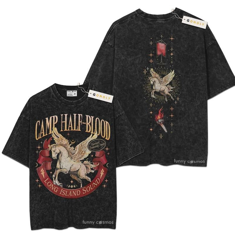 [ Mineral Wash ] Calm Half Blood For Fan Lover Book, Bookish, Graphic Washed Style Shirt Hoodie, Sweatshirt