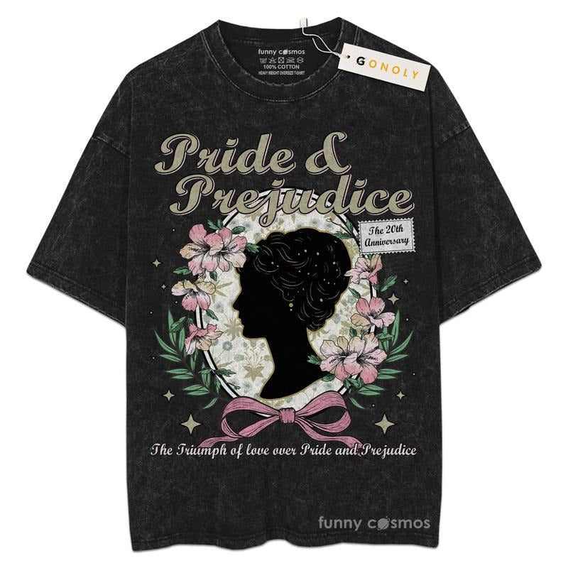 [ Mineral Wash ] Pride And Prejudice For Fans Lover Book, Bookish, Graphic Washed Style Shirt Hoodie, Sweatshirt