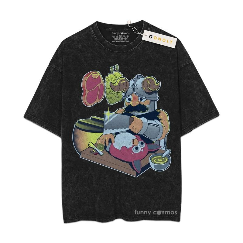 [ Mineral Wash ] Tastes Like Chicken Shirt, Funny Graphic Washed Style Shirt Hoodie, Sweatshirt | UrbanDripWear.com