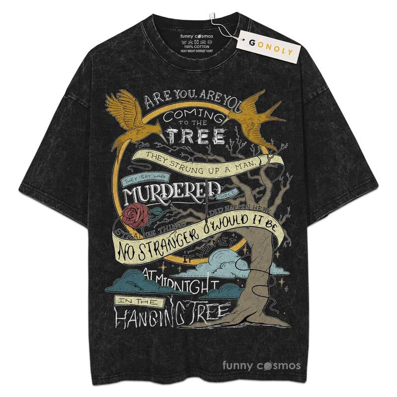 [ Mineral Wash ] The Hunger Games Hanging Tree For Fans Lover Book, Bookish, Graphic Washed Style Shirt Hoodie, Sweatshirt