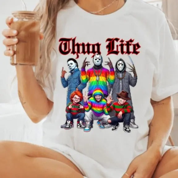 Mini0ns Life Shirt, V.illains S.cary Movie T-Shirt Mini0ns Life Bad Shirt, Retro Halloween C.haracter Tshirt Cotton...