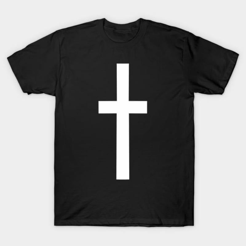 Minimalist Cross T-Shirt: Unisex Casual Comfort Fit style 02 Hoodie, Sweatshirt | UrbanDripWear.com