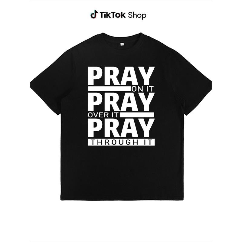 "Minimalist Women's T - Shirt Expressing Devotion, Featuring a Powerful Prayer - themed Slogan in a Clear and Impactful Design" style 02