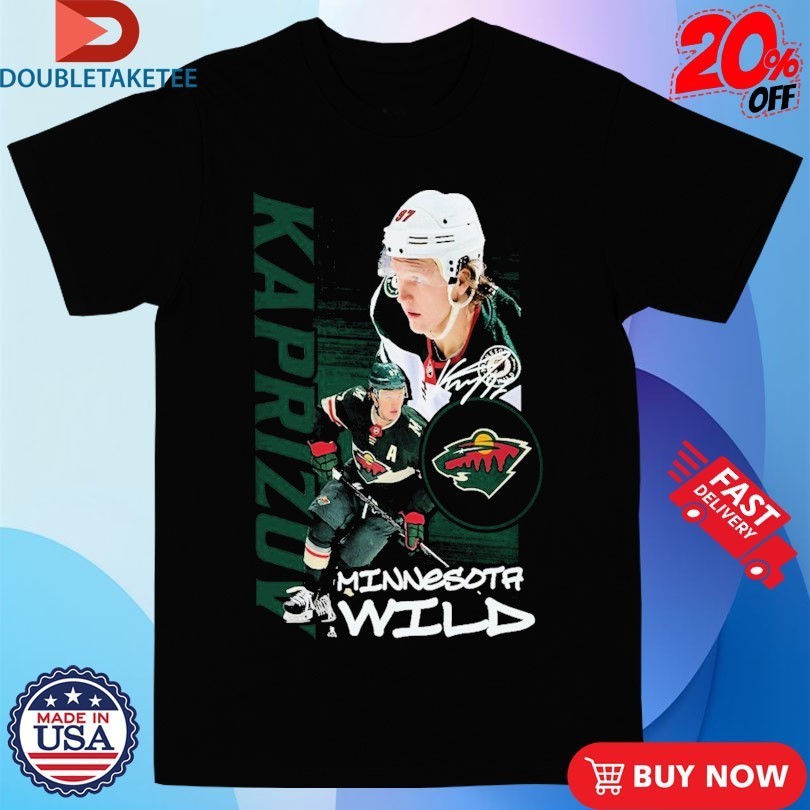 Minnesota Wild Kirill Kaprizov Playmaker NHL Signature Shirts