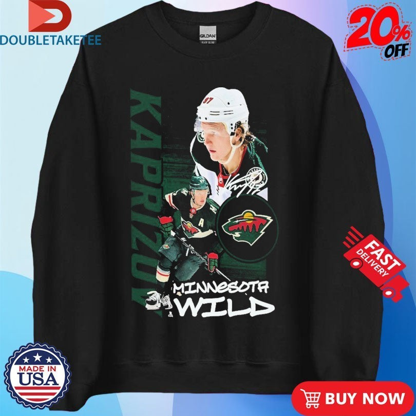 Minnesota Wild Kirill Kaprizov Playmaker NHL Signature Shirts