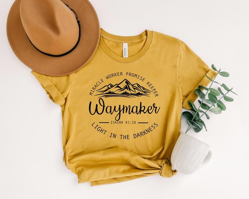 Miracle Worker Promise Keeper Waymaker Shirt Religious Shirt Christian Shirt Isaiah 4216 Faith Shirt TK43GN Hoodie,...